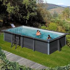 Rechteckiges Gre Avantgarde Composite Pool Pack 30m3 Warmepumpe Garten Center Jardinitis