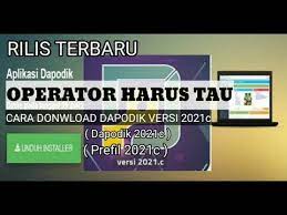 Berikut cara unduh dan juga install dapodik versi 2021 dengan benar. Operator Sekolah Harus Tau Cara Donwload Aplikasi Dapodik 2021c Dan Prefil Youtube