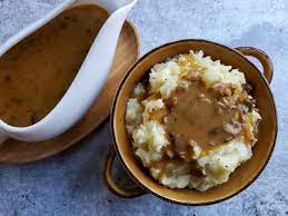 Easy Vegetarian Or Vegan Mushroom Gravy Recipe Homestead And Chill Recipe Mushroom Gravy Vegan Mushroom Gravy Mushroom Gravy Recipe