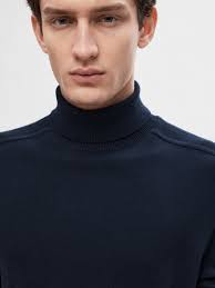 Selected Berg Roll Neck Knit