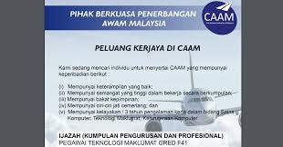 We did not find results for: Peluang Kerjaya Di Pihak Berkuasa Penerbangan Awam Malaysia Caam
