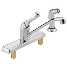 single handle kitchen faucet with spray