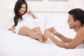 Sign up for free today! Loving Couple Handsome Young Man Making Massage For His Girlfriend Stock Photo Picture And Royalty Free Image Image 22549849