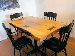 Wormy maple live edge slab table set. Ambrosia Maple Live Edge Slab Table For Four Live Edge Slabs New Mexico