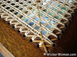 Chair Caning Step 6 Second Diagonal Caning Woven Chair Cane Chair