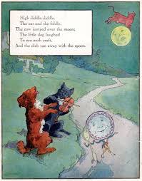 Hey diddle diddle (also hi diddle diddle, the cat and the fiddle, or the cow jumped over the moon) is an english nursery rhyme. High Diddle Diddle The Cat And The Fiddle The Cow Jumped Over The Moon The Little Dog Laughed To See Old Nursery Rhymes Nursery Rhymes Poems Childrens Poems