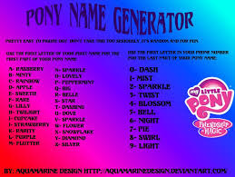  Pony Name Generator Meme By Aquamarinedesign On Deviantart Pony Name Generator Name Generator Funny Names
