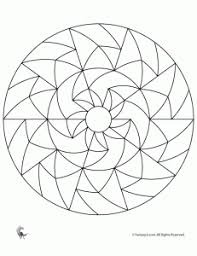 Simple Mandalas For Kids Fantasy Jr Geometric Coloring Pages Mandala Coloring Pages Mandala Coloring