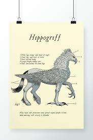 Poster Hippogriff Chico Rei Harry Potter Drawings Harry Potter Creatures Harry Potter Art