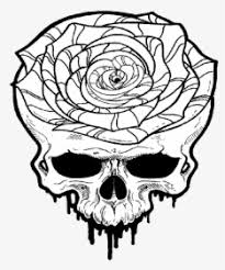 Roses can symbolize all life: Skull Tattoo Png Images Free Transparent Skull Tattoo Download Kindpng