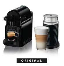 Brand new nespresso innissia coffee machine only red (not include milk frother). Nespresso Inissia Espresso Machine By Delonghi With Aeroccino Milk Frother Black Walmart Canada