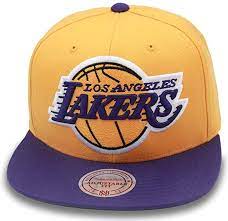 Ad Los Angeles Lakers Mitchell Ness Collection Adjustable Snapback Hat Mitchell Ness Snapback Lakers Cap