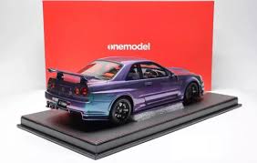 *SUPER RARE* Onemodel 118 Nissan Skyline GT-R R34 NISMO Z-TUNE Chameleon