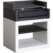 Barbecue En Beton Blanc Casse Et Noir Kitaway Grill L 63 X L 84 X H 101 Cm Leroy Merlin