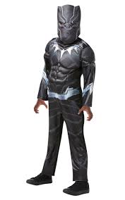 T' challa, the black panther costumes was a superhero of the advanced marvels stories act in many films as captain america's shield most famous avenger: Avengers Black Panther Costume Kids Costumes Partyworld