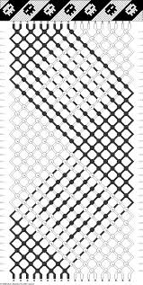 Black And White Bracelet Pattern Alien Black White Skull Friendship Bracelet Pattern Friendship Bracelet Patterns Diy Friendship Bracelets Patterns Friendship Bracelets Designs