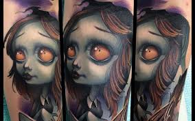 In today's article we've found 50 awesome and creepy halloween tattoos. Nettes Cartoonisches Farbiges Gruseliges Madchen Tattoo Tattooimages Biz