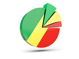 Pie Chart With Slices Illustration Of Flag Of Republic Of