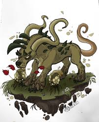 Mutant gelert with flood buds by Sezey -- Fur Affinity [dot] net