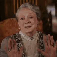 Calm Down Violet Crawley GIF