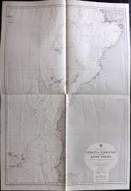 Admiralty Chart 1966 Map Strait Of Gibraltar Africa