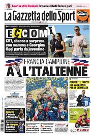 E il sito gazzetta.it non sarà aggiornato. Sulla Gazzetta In Edicola Oggi La Gazzetta Dello Sport Facebook