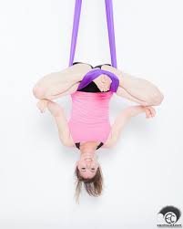 Acromel Aerial Yoga Inverted Butterfly Baddha Konasana Yoga Stretch Hip Flexors Inversion Circus Photography Aerial Yoga Aerial Photography Photography