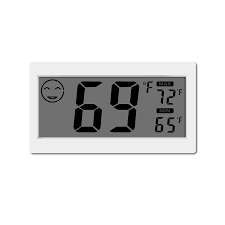 Plus taylor 1750bk 9 1/4 black digital atomic wall clock with thermometer and calendar. Digital Thermometer Indoor Hygrometer Room Temperature Monitor Humidity Gauge With Big Screen Stand Wall Hanging House Kitchen Magnet Greenhouse Car Buy Online In Antigua And Barbuda At Antigua Desertcart Com Productid 64483579