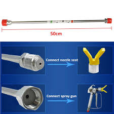 500mm Airless Paint Spraying Gun Extension Pole Without Tip Guard For Electronic Pro