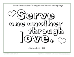 We have collected 38+ children helping others coloring page images of various designs for you to color. Serve One Another Printable Coloring Page