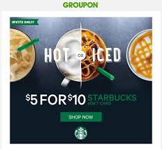 Maybe you would like to learn more about one of these? Targeted 10 Starbucks Egift Card For 5 At Groupon
