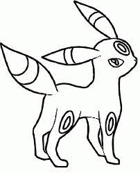 Watch your child scribble at the charact. Pokemon Coloring Pages Umbreon