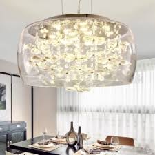Refresh your table lamp with a replacement lamp shade. Modern 40cm 50cm Round Clear Glass Lamp Shade Crystal Pendant Light Dining Room Living Room Bedroom Lightingo Co Uk