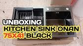 Mark the counter's back edge to center swab pvc cement on both ends being joined. Review Kitchen Sink Bolzano Youtube