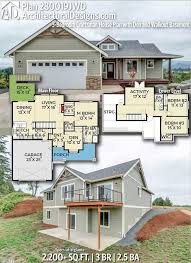 Plan 280019jwd 3 Bedroom Craftsman House Plan With Den And Walkout Basement Basement House Plans Craftsman House Plans Ranch House Plans