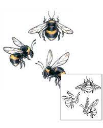 This Bee Tattoo Design From Our Insects Tattoo Category Was Created By Gail Somers This Download Includes A Printable Bee Tattoo Bee Stencil Bee Tattoo Design