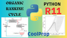 Organic Rankine cycle (ORC): simulation avec Python || CoolProp ...