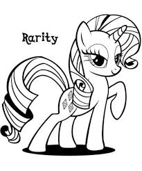 29 gambar mewarnai my little pony anak 2018 marimewarnai com. Gambar Mewarnai My Little Pony Rarity