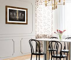 Inspired by late 1970s postmodernism, this striking linear round dining table features thick wooden top finished in an alluring dark mahogany brown and a base of intersecting brushed brass metal finished rectangular pedestal. Hollywood Regency Decor Decorating Ideas And Art Inspiration At Framedart Com