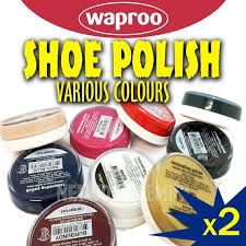 Shoe Polish Cream Waproo Restore Color To Faded Leathers Over 20 Colors Brand New X 2 Polish Pack