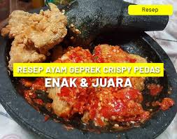 Tepung nya di bagi dua, adonan basah dan adonan kering. 20 Resep Ayam Geprek Crispy Pedas Enak Juara