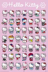 Official instagram for hello kitty you can never have too many friends! Hello Kitty Characters Poster All Posters In One Place 3 1 Free