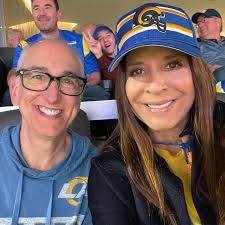 Who's house, Ram's house! 🏈🐏🔵💛 Schedule seems to allow me to only get  to one or two major league sporting events a year. Thanks to our dear  friends, Leslie and Scott Seigel