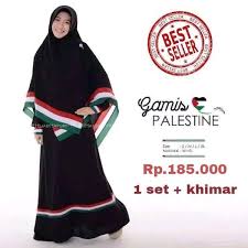Danny dan raiyah memakai baju bodo berwarna merah, sementara keluarga besar tutut soeharto memakai baju bodo dalam aneka warna. Jual Gamis Palestina Set Segiempat Palestin Palestine Jilbab Hijab Krudung Syari Busana Muslim Fashion Di Lapak Supershop Bukalapak