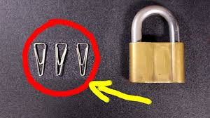 Insert the paper clip into the lock, push it in furthur, and twist the paper clip. How To S Wiki 88 How To Pick A Lock With A Paper Clip