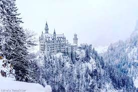 Coloman church and neuschwanstein castle in southern bavaria. Neuschwanstein Castle