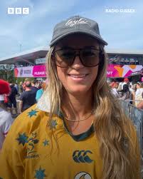 What an occasion as England beat Australia at the Women's Rugby World Cup  in front of 30,433 supporters in Brighton. 🔗 Tap the link in our bio for  more.