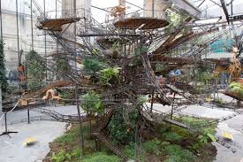 Scale Model Of Heron Tree At Les Machines Hanging Garden Architecture Art And Architecture