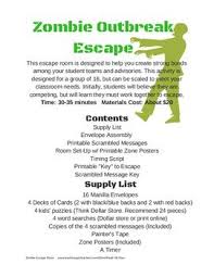 Participating in a virtual building event will allow team members to work through issues, tackle puzzles as a online team building games can help blended teams feel like they are all one unit instead of. Unique Team Builder Zombie Outbreak Escape Room Escape Room Team Builders Escape Room Puzzles