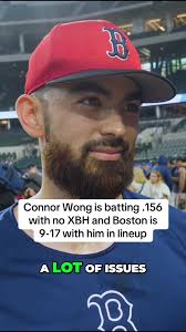 Connor Wong's Struggles with Boston Red Sox Performance